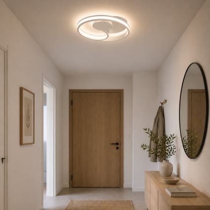 Brilliant - stropna LED svetilka REVOLA LED/33W/230V 3000/4000/6500K Ø 40 cm bela