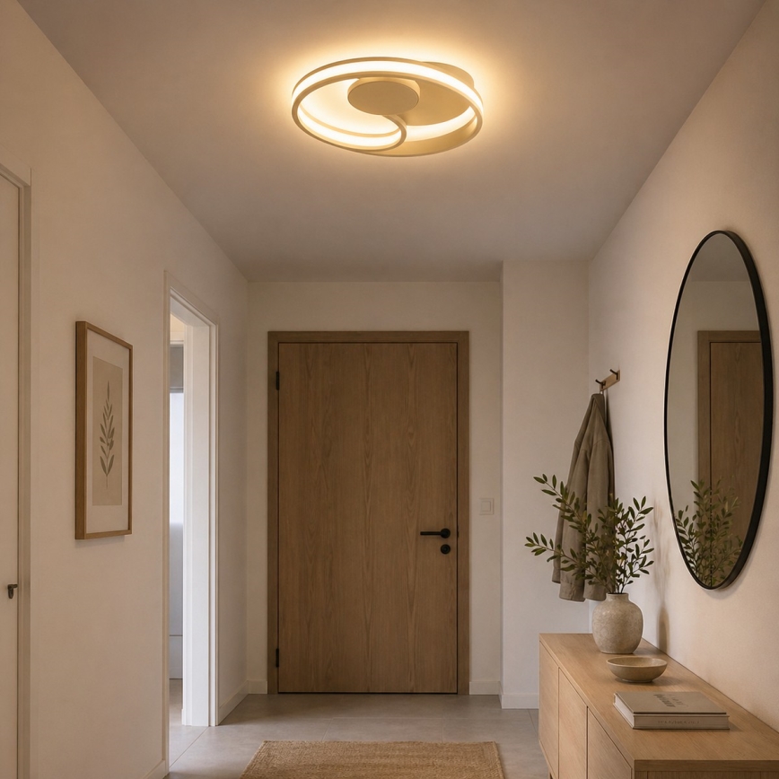 Brilliant - LED stropna svetilka REVOLA LED/33W/230V 3000/4000/6500K, premer 40 cm, bežna