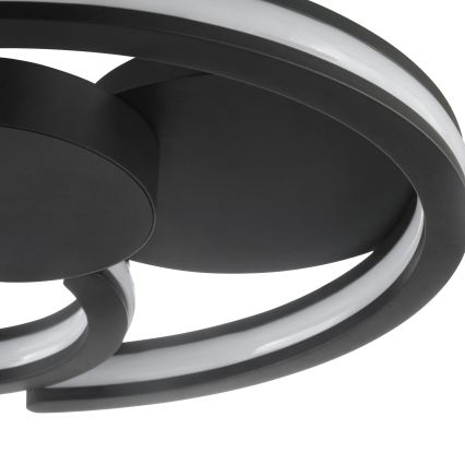 Brilliant - LED stropna svetilka REVOLA LED/33W/230V 3000/4000/6500K Ø 40 cm črna