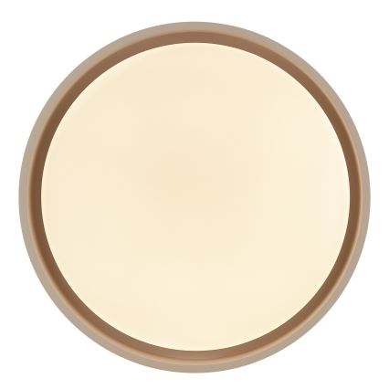Brilliant - zatemnjiva LED stropna svetilka SANOZ LED/24W/230V 3000-6500K, premer 41 cm, bež + daljinski upravljalnik