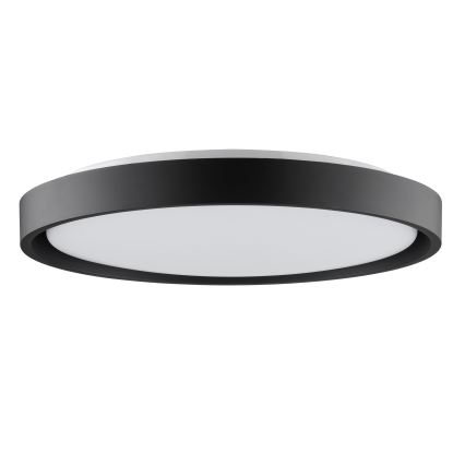Brilliant - LED stropna svetilka SENORA LED/24W/230V 2700/4000/6500K premer 41 cm črna