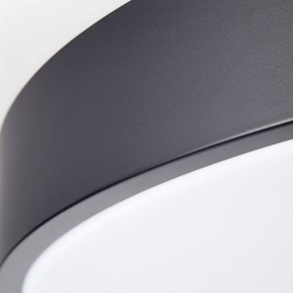 Brilliant - LED Zatemnjiva stropna svetilka SLIMLINE LED/60W/230V 3000-6500K premer 49 cm črna + daljinski upravljalnik