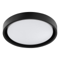 Brilliant - LED stropna svetilka SONORA LED/12W/230V 3000K, premer 31 cm, črna