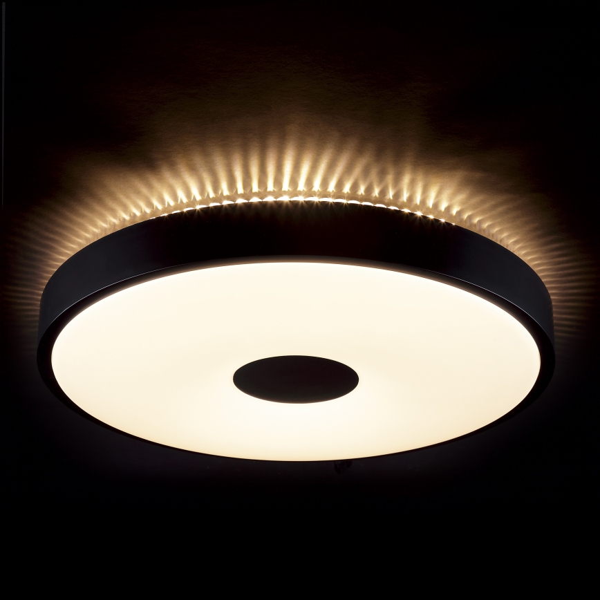 Brilliant - LED stropna svetilka TAVIS LED/24W/230V, premer 44,5 cm, črna