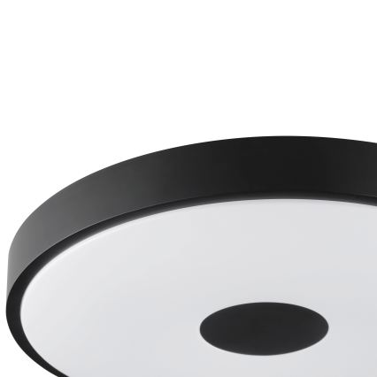 Brilliant - LED stropna svetilka TAVIS LED/24W/230V, premer 44,5 cm, črna