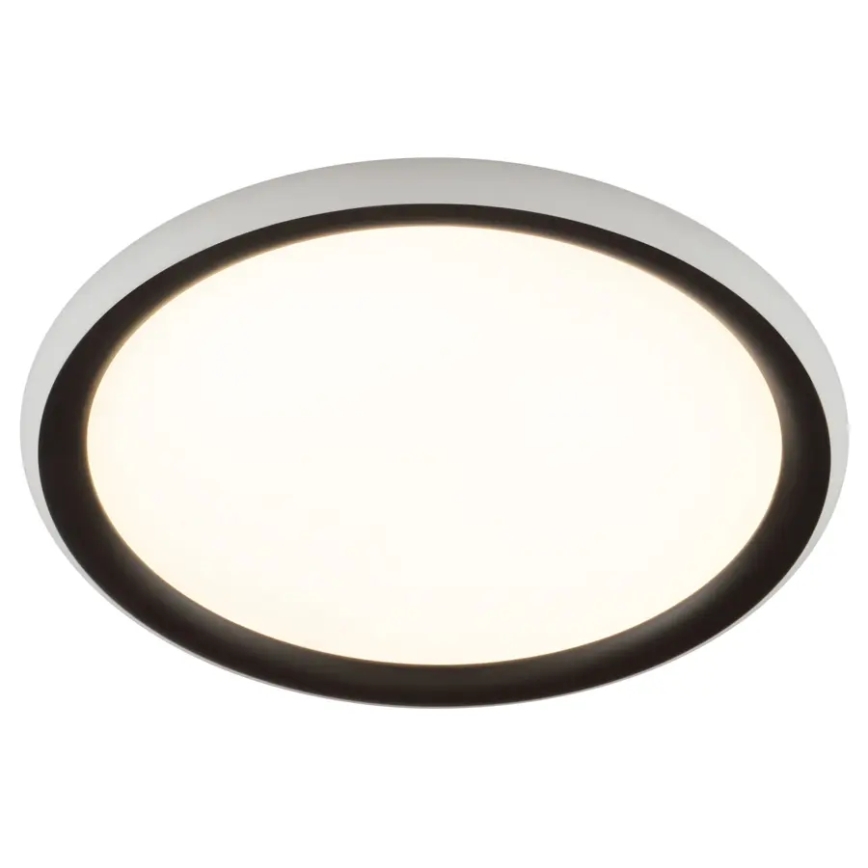 Brilliant - LED zatemljivo stropno svetilo CARLOZ LED/16W/230V premer 30 cm bela/črna
