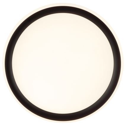 Brilliant - LED zatemljivo stropno svetilo CARLOZ LED/16W/230V premer 30 cm bela/črna