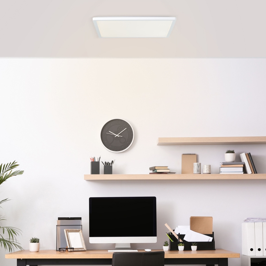 Brilliant - LED stropno svetilo MILTON LED/24W/230V 42x42 cm belo