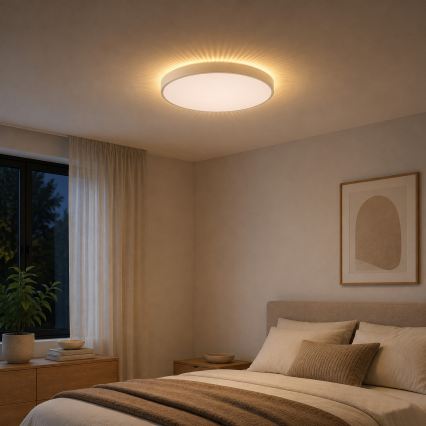 Brilliant - LED stropno svetilo SOLISTRA LED/36W/230V premer 54 cm bela