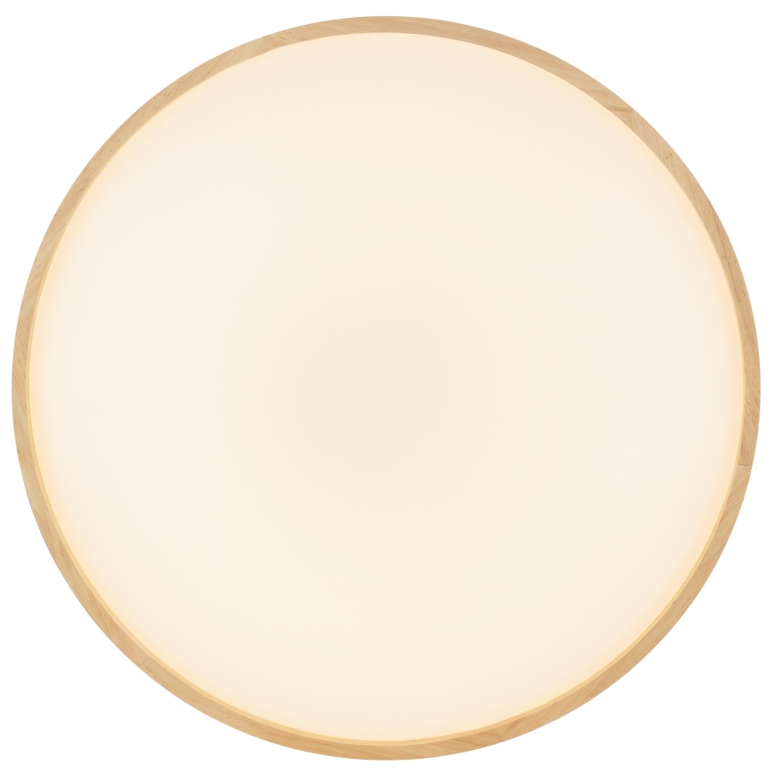 Brilliant - Zatemnjiva LED stropna svetilka ALSON LED/21W/230V 3000-6500K premer 49,5 cm gumi les + daljinski upravljalnik