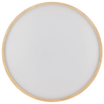 Brilliant - Zatemnjiva LED stropna svetilka ALSON LED/21W/230V 3000-6500K premer 49,5 cm gumi les + daljinski upravljalnik