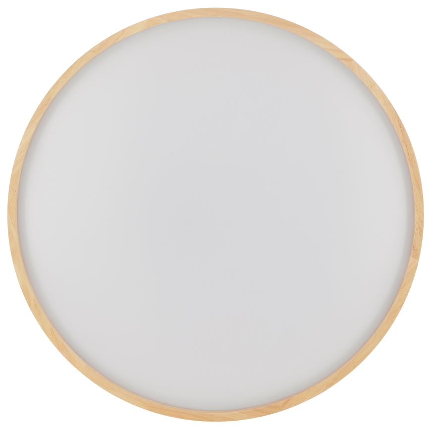 Brilliant - Zatemnjiva LED stropna svetilka ALSON LED/21W/230V 3000-6500K premer 49,5 cm gumi les + daljinski upravljalnik