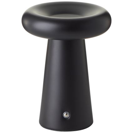 Brilliant - LED zatemnitvena na dotik za zunanjo uporabo, namizna svetilka MUFFIN LED/3W/5V USB 2600 mAh IP44 črna