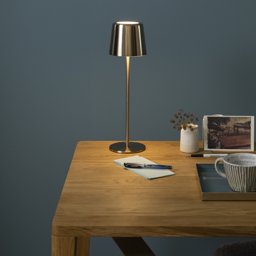 Brilliant - LED Zatemnitvena na dotik zunanja svetilka XAANA LED/4W/5V 3000/4000/6500K 2600 mAh IP44 zlata