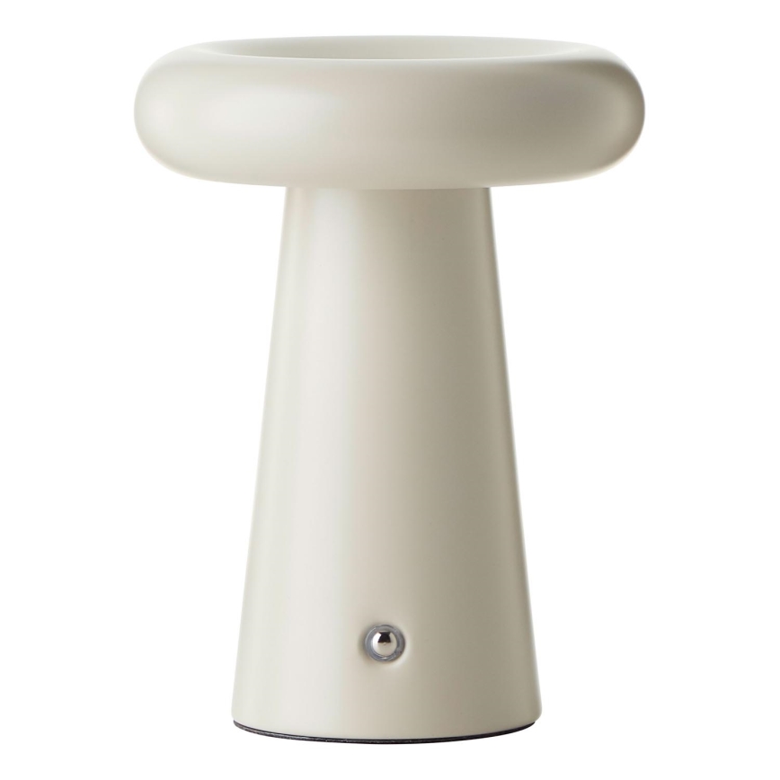 Brilliant - LED Zatemnitvena namizna svetilka na dotik MUFFIN LED/3W/5V USB 2600 mAh IP44 krém