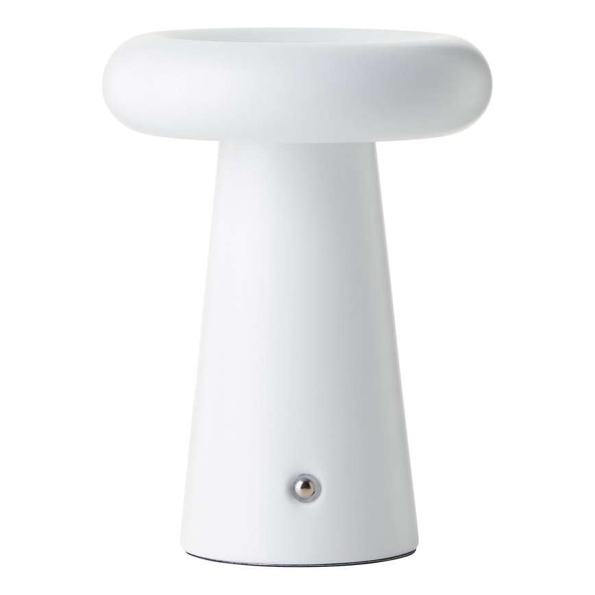 Brilliant - LED Zatemnitvena namizna svetilka na dotik MUFFIN LED/3W/5V USB IP44 bela