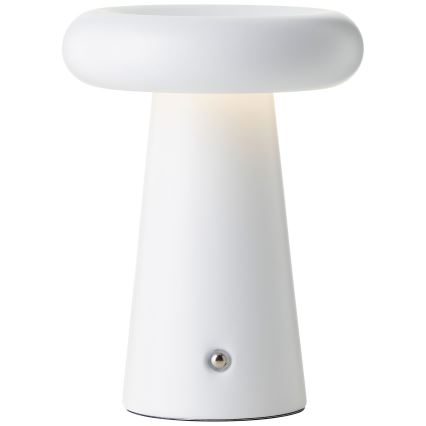 Brilliant - LED Zatemnitvena namizna svetilka na dotik MUFFIN LED/3W/5V USB IP44 bela