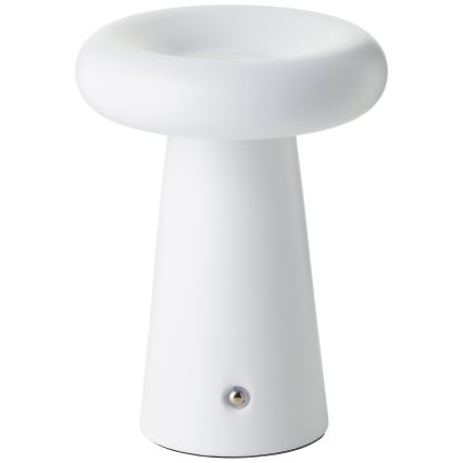 Brilliant - LED Zatemnitvena namizna svetilka na dotik MUFFIN LED/3W/5V USB IP44 bela
