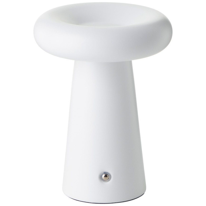Brilliant - LED Zatemnitvena namizna svetilka na dotik MUFFIN LED/3W/5V USB IP44 bela