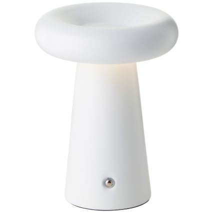 Brilliant - LED Zatemnitvena namizna svetilka na dotik MUFFIN LED/3W/5V USB IP44 bela