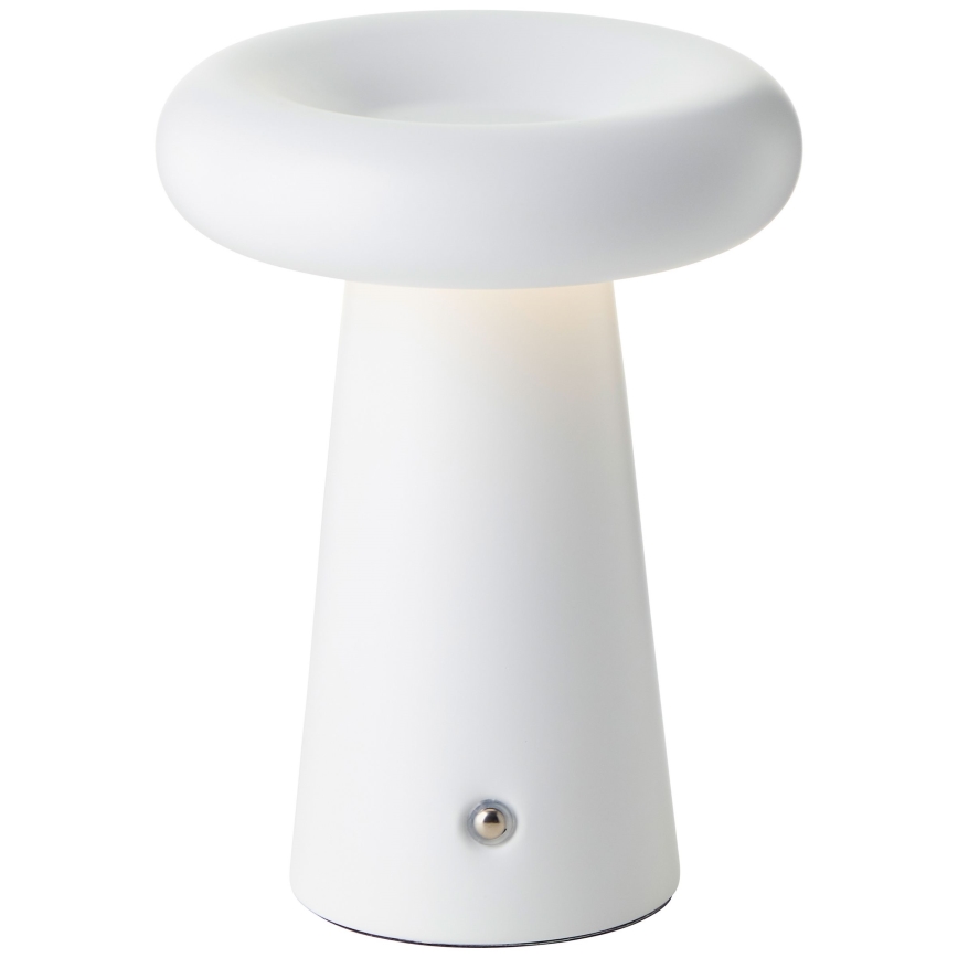 Brilliant - LED Zatemnitvena namizna svetilka na dotik MUFFIN LED/3W/5V USB IP44 bela