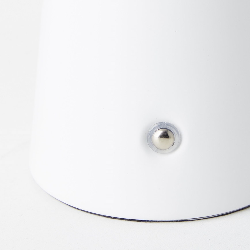 Brilliant - LED Zatemnitvena namizna svetilka na dotik MUFFIN LED/3W/5V USB IP44 bela