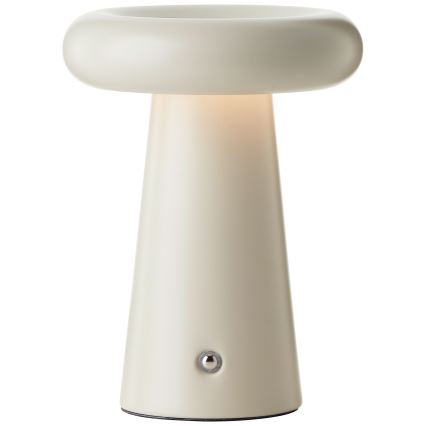 Brilliant - LED Zatemnitvena namizna svetilka na dotik MUFFIN LED/3W/5V USB 2600 mAh IP44 krém