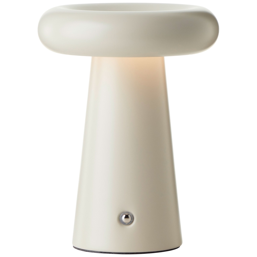 Brilliant - LED Zatemnitvena namizna svetilka na dotik MUFFIN LED/3W/5V USB 2600 mAh IP44 krém