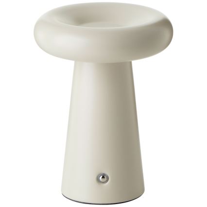 Brilliant - LED Zatemnitvena namizna svetilka na dotik MUFFIN LED/3W/5V USB 2600 mAh IP44 krém
