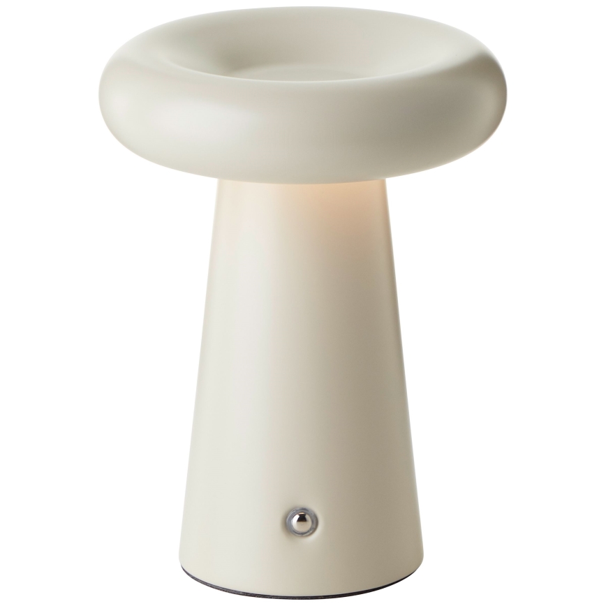 Brilliant - LED Zatemnitvena namizna svetilka na dotik MUFFIN LED/3W/5V USB 2600 mAh IP44 krém