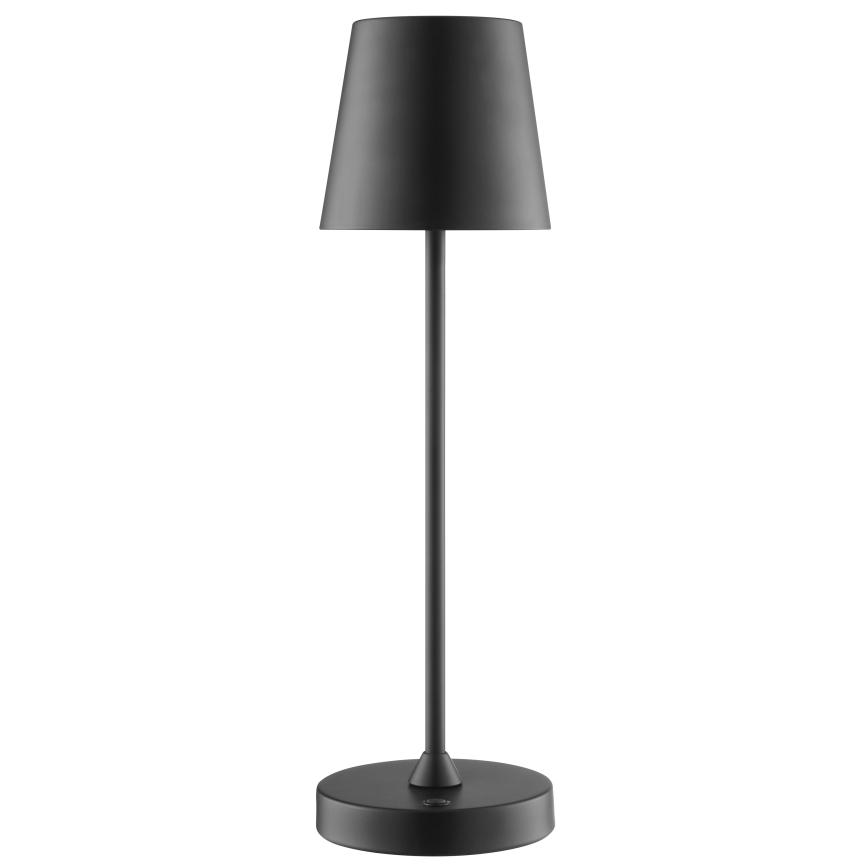 Brilliant - LED zatemnjevalna polnilna zunanja namizna svetilka na dotik ELORA LED/2,5W/5V 2700K 2600 mAh IP44 črna