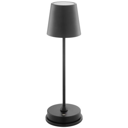 Brilliant - LED zatemnjevalna polnilna zunanja namizna svetilka na dotik ELORA LED/2,5W/5V 2700K 2600 mAh IP44 črna