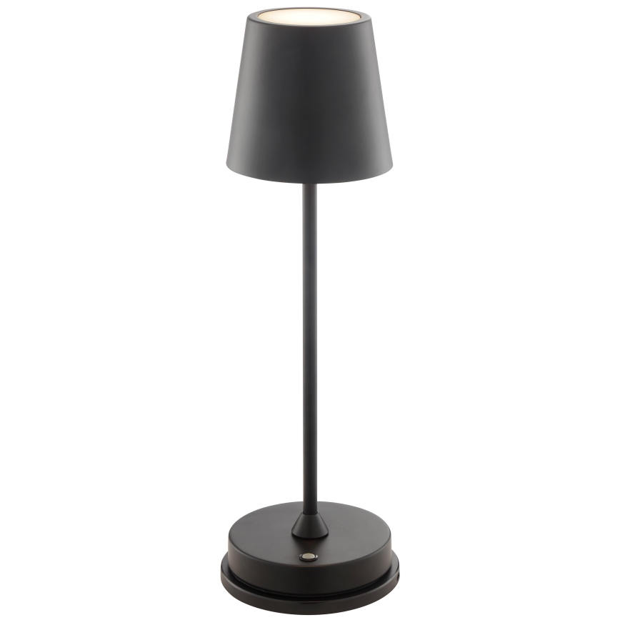 Brilliant - LED zatemnjevalna polnilna zunanja namizna svetilka na dotik ELORA LED/2,5W/5V 2700K 2600 mAh IP44 črna