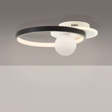 Brilliant - LED Zatemnitvena stropna svetilka ATLANTA LED/24W/230V črna/bela