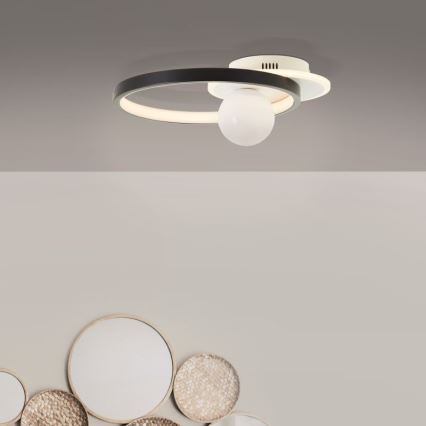 Brilliant - LED Zatemnitvena stropna svetilka ATLANTA LED/24W/230V črna/bela
