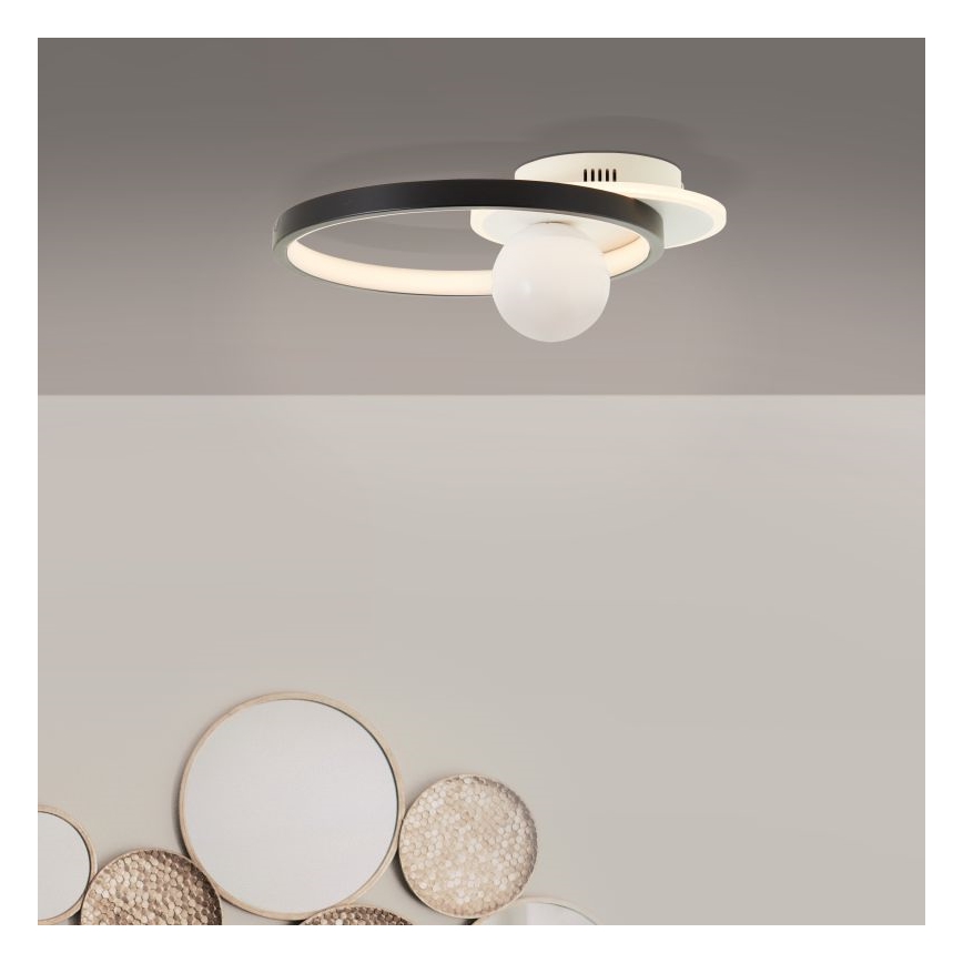 Brilliant - LED Zatemnitvena stropna svetilka ATLANTA LED/24W/230V črna/bela