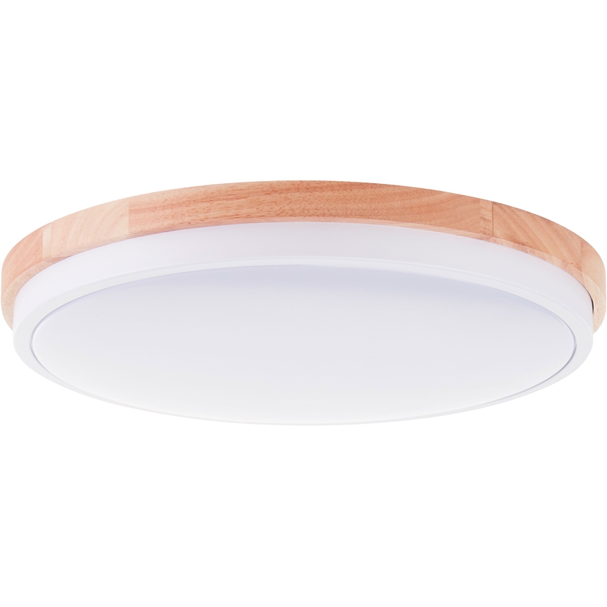 Brilliant - LED Zatemnitvena stropna svetilka BAARLO LED/24W/230V pr. 35 cm bela/guma fig - FSC certifikat