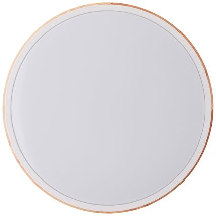 Brilliant - LED Zatemnitvena stropna svetilka BAARLO LED/24W/230V pr. 35 cm bela/guma fig - FSC certifikat
