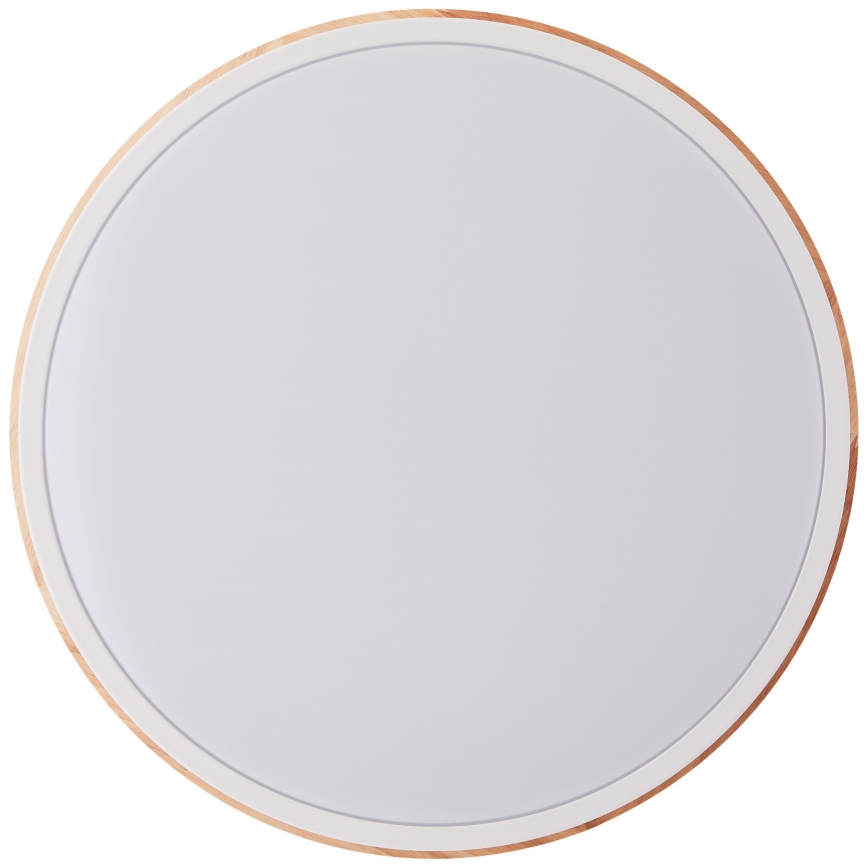 Brilliant - LED Zatemnitvena stropna svetilka BAARLO LED/24W/230V pr. 35 cm bela/guma fig - FSC certifikat