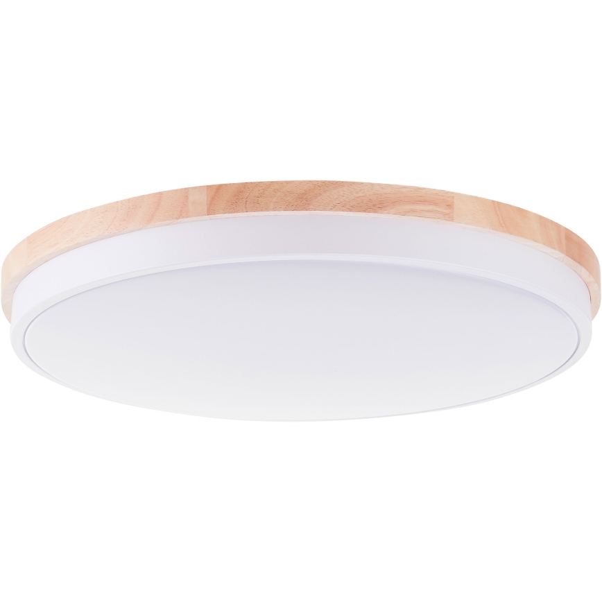 Brilliant - LED Zatemnitvena stropna svetilka BAARLO LED/36W/230V 3000-6500K pr. 50 cm bela/guma fig + Daljinski upravljalnik - FSC certifikat
