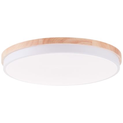 Brilliant - LED Zatemnitvena stropna svetilka BAARLO LED/36W/230V 3000-6500K pr. 50 cm bela/guma fig + Daljinski upravljalnik