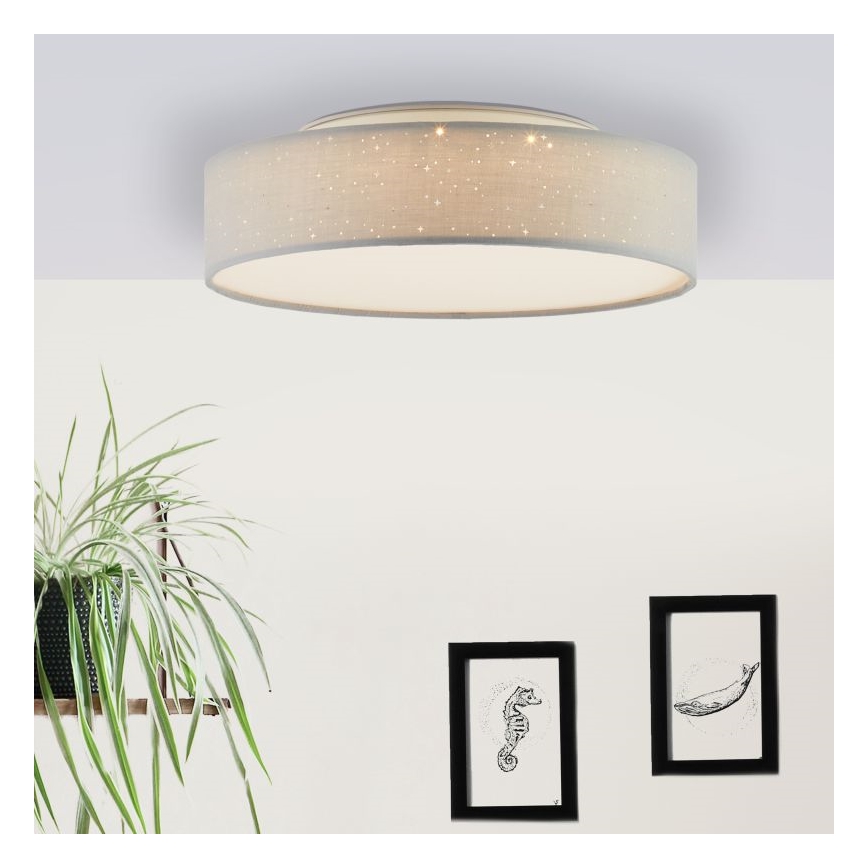Brilliant - LED Zatemnitvena stropna svetilka BASKA LED/12W/230V pr. 38 cm 3000K