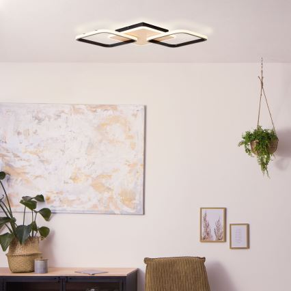 Brilliant - LED Zatemnitvena stropna svetilka DENNET LED/40W/230V 3000K 62x62 cm