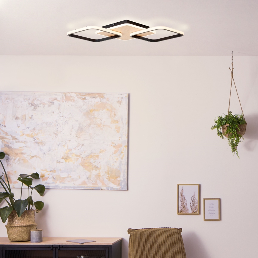 Brilliant - LED Zatemnitvena stropna svetilka DENNET LED/40W/230V 3000K 62x62 cm