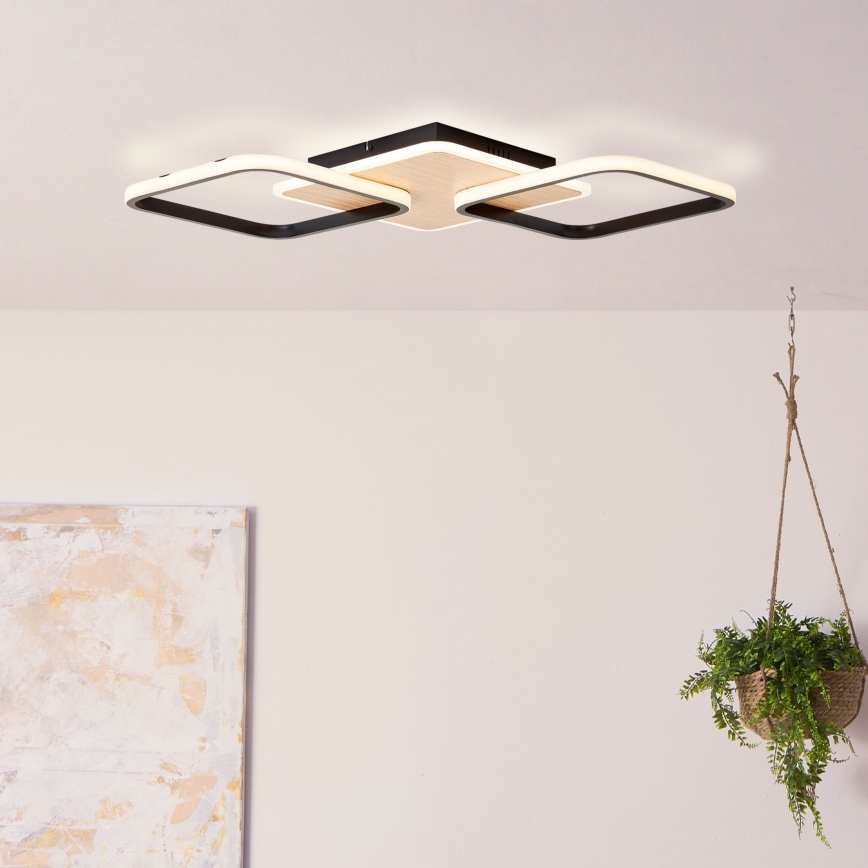 Brilliant - LED Zatemnitvena stropna svetilka DENNET LED/40W/230V 3000K 62x62 cm