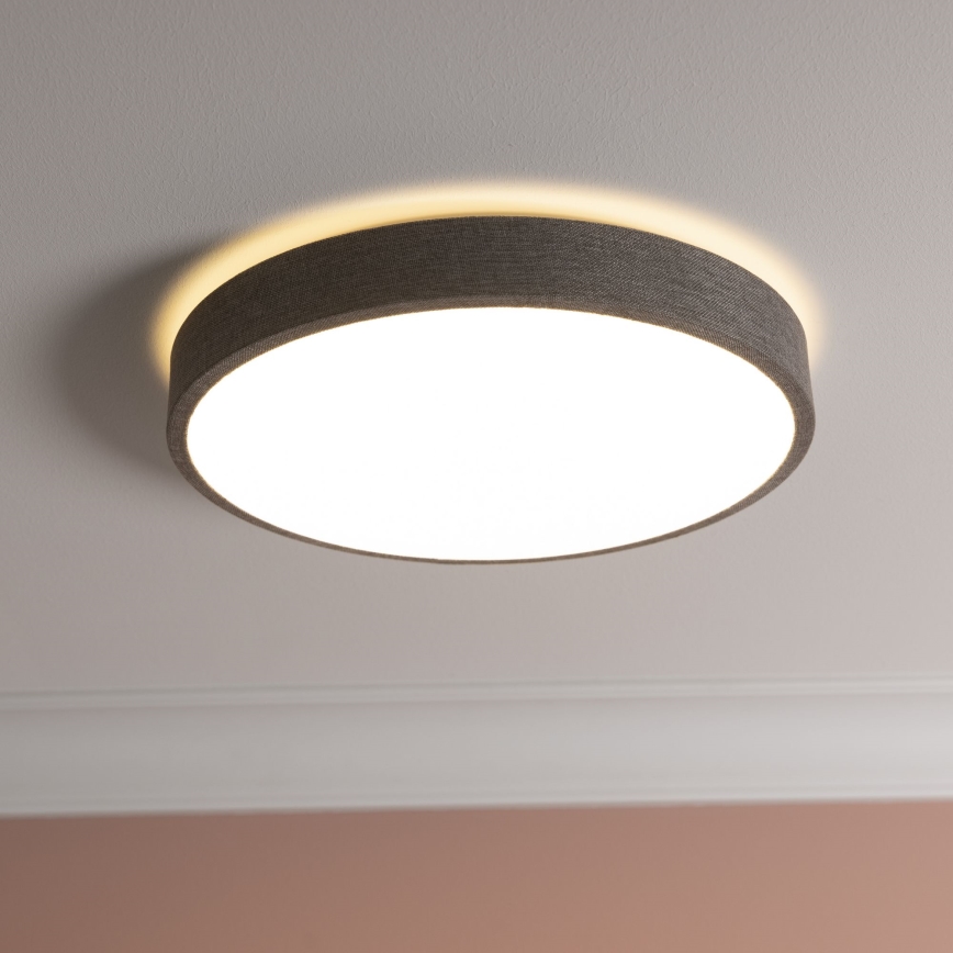 Brilliant - LED Zatemnitvena stropna svetilka FILIZ LED/24W/230V pr. 38,5 cm siva