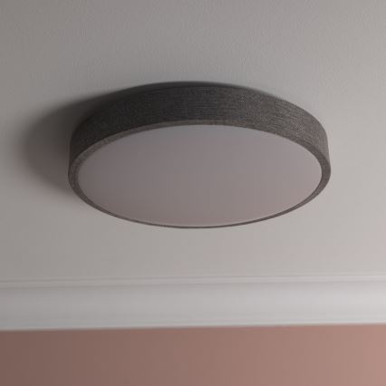 Brilliant - LED Zatemnitvena stropna svetilka FILIZ LED/24W/230V pr. 38,5 cm siva