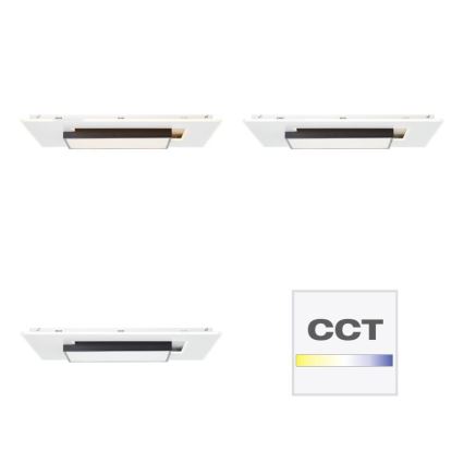 Brilliant - LED Zatemnitvena stropna svetilka HUTSON LED/60W/230V 3000-7100K 50x80 cm bela + Daljinski upravljalnik