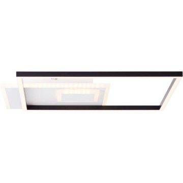 Brilliant - LED Zatemnitvena stropna svetilka IORGO LED/40W/230V 3000K 43,5x43,5 cm bela/črna