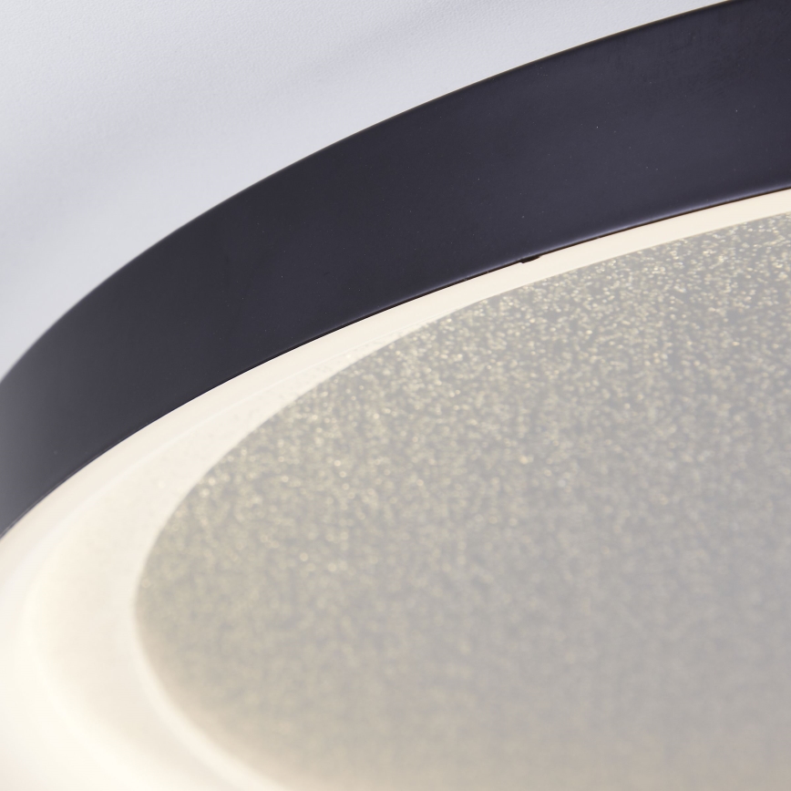 Brilliant - LED Zatemnitvena stropna svetilka QUITO LED/30W/230V 3000K pr. 42 cm črna